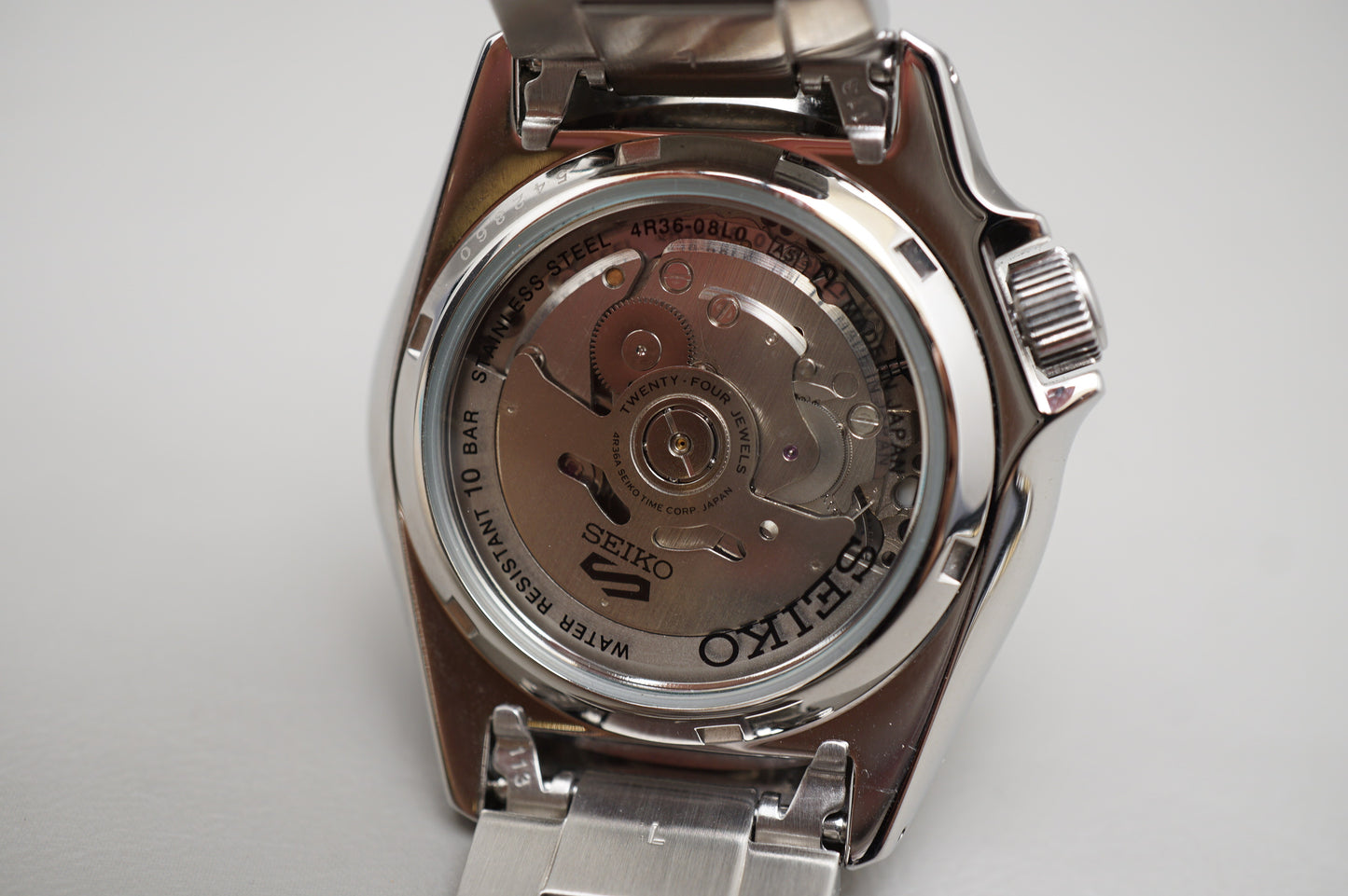 Seiko 5 Sports SBSA041 4R36 Anthracite 40mm Grey Dial Automatic Watch