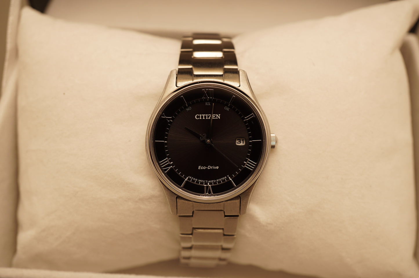 Citizen Eco-Drive H0F0-S114152 Black Dial Radio Wave Solar Quartz Ladies Watch