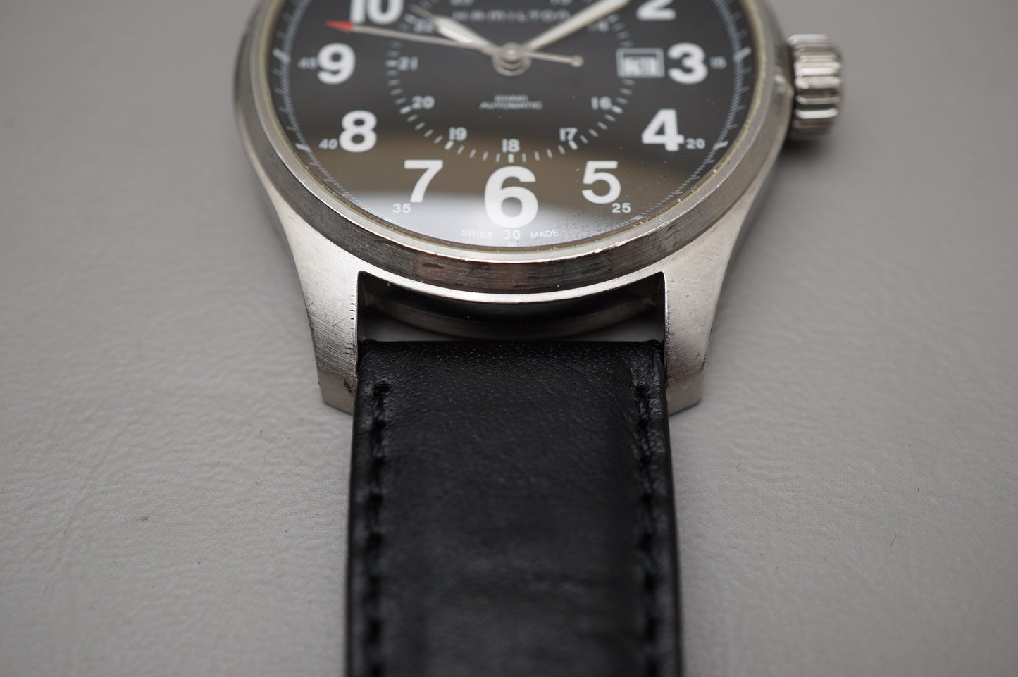 Hamilton Khaki Field H70615733 Black Dial Officer Swiss Automatic Watch
