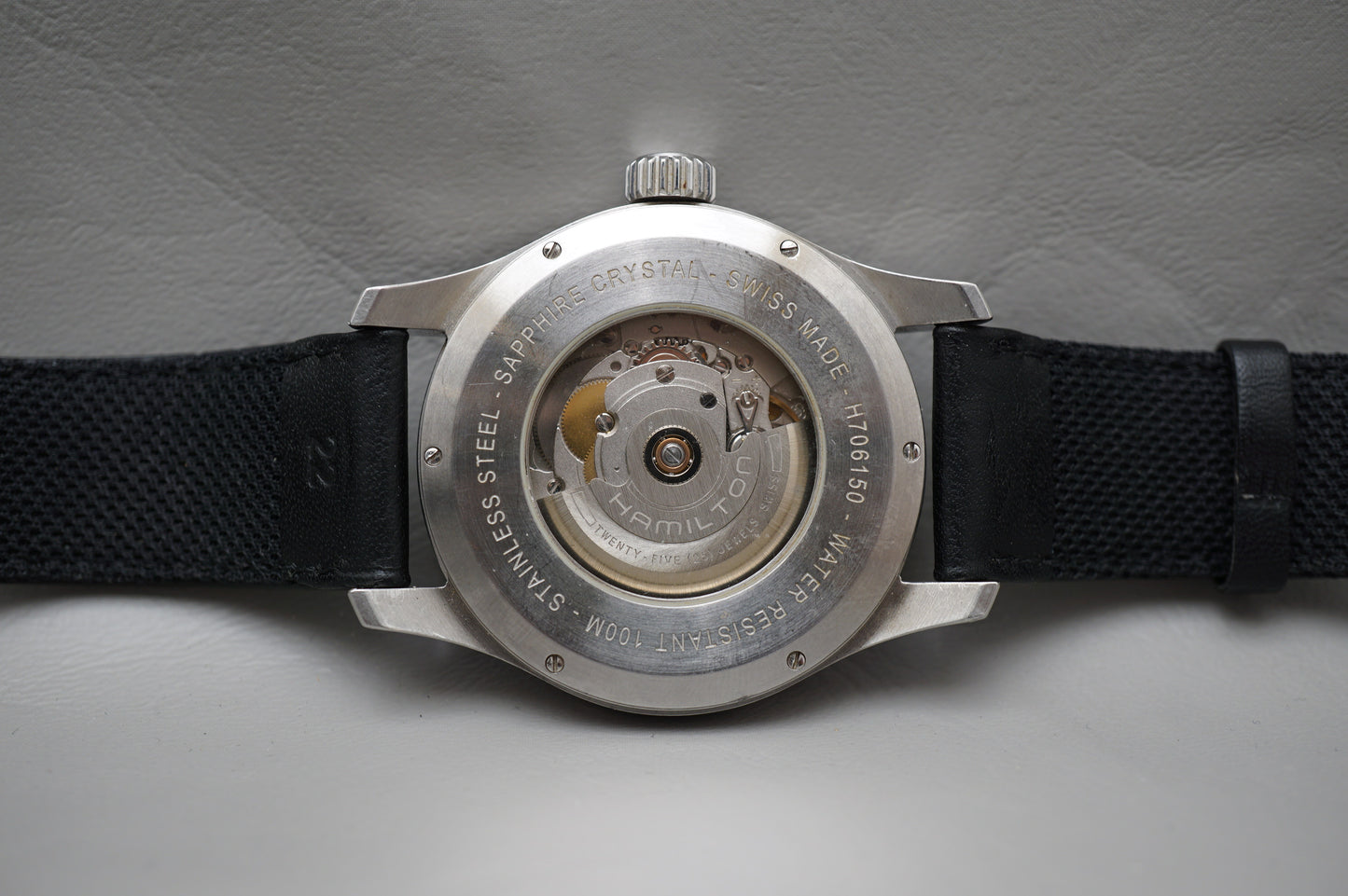 Hamilton Khaki Field H70615733 Black Dial Officer Swiss Automatic Watch