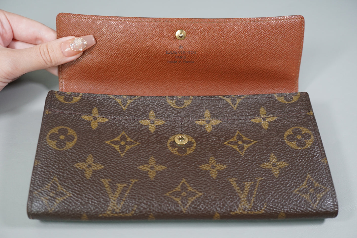 Louis Vuitton Monogram Porte Monnaie Credit Long M61725 Wallet