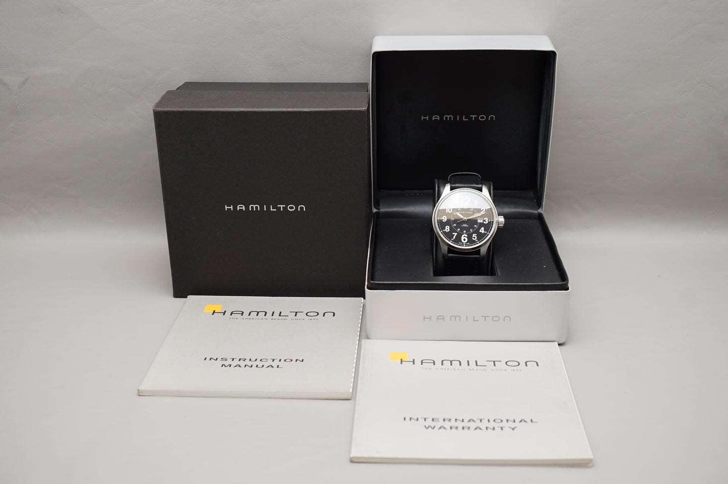 Hamilton Khaki Field H70615733 Black Dial Officer Swiss Automatic Watch