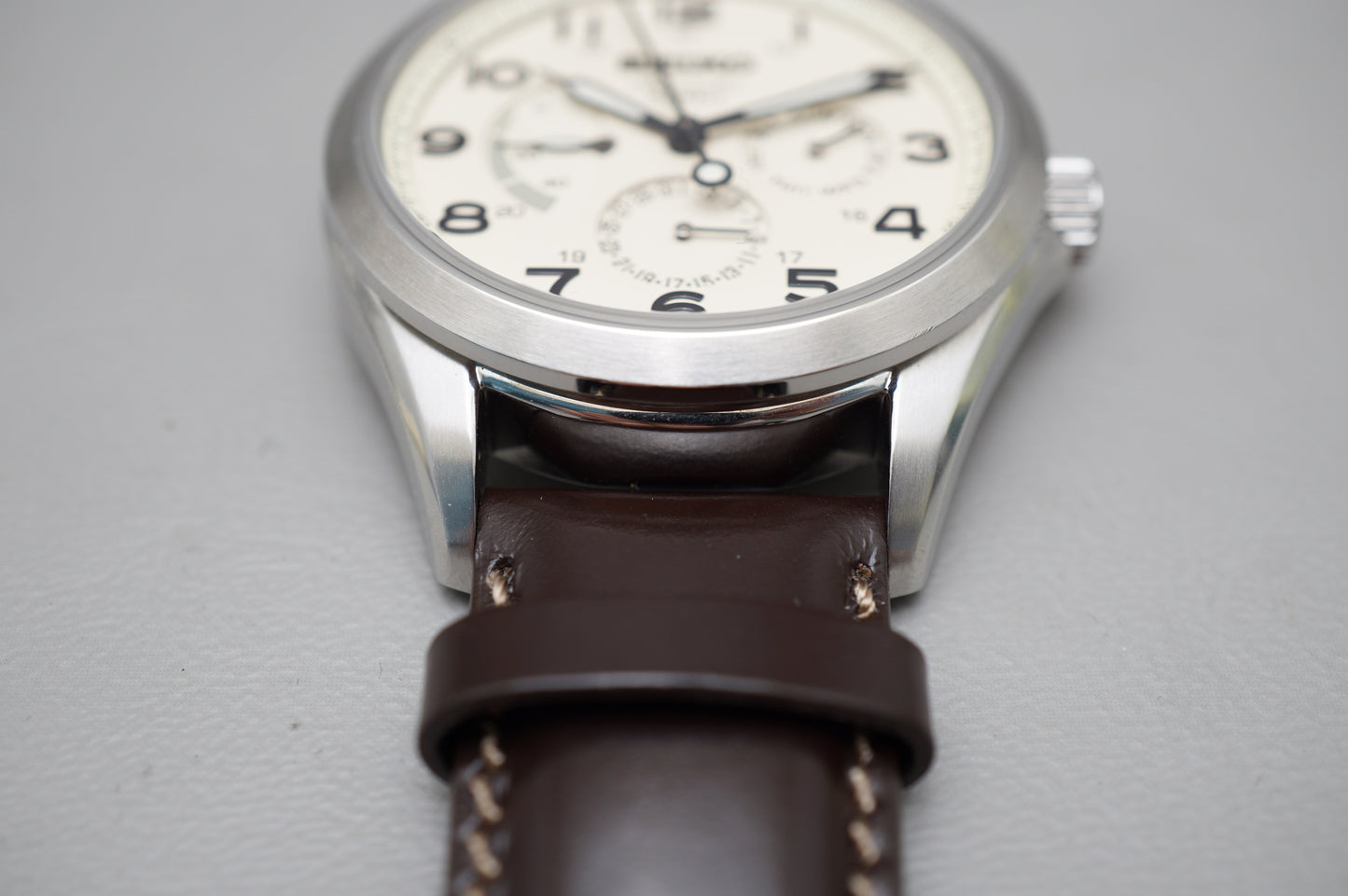 Seiko Presage SARW017 6R21 Cream Dial Automatic Power Reserve JDM Day Date Watch