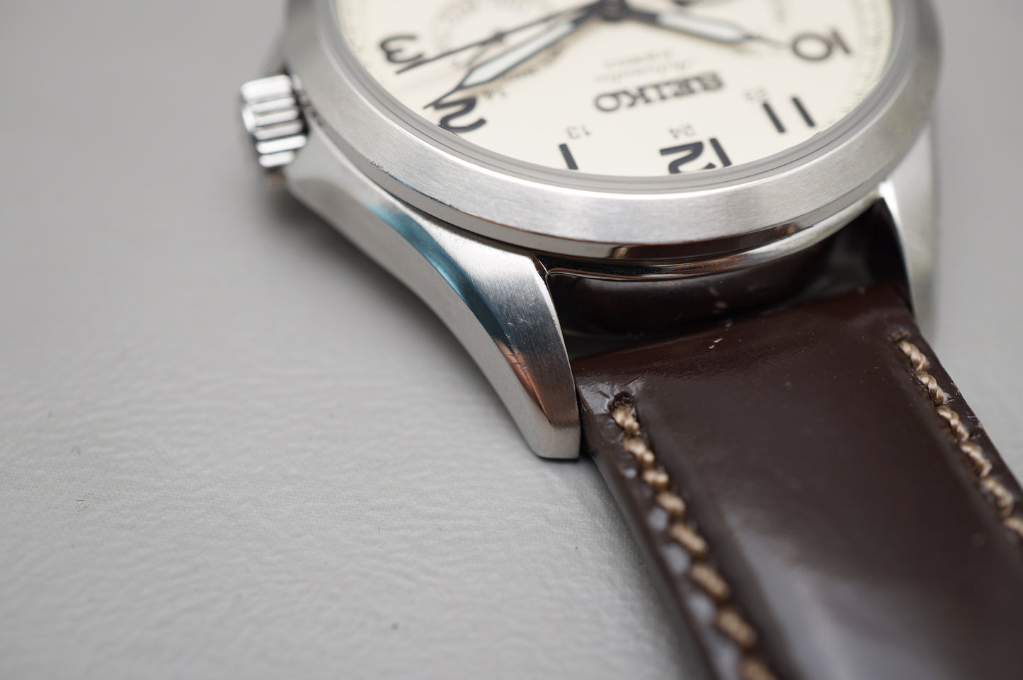 Seiko Presage SARW017 6R21 Cream Dial Automatic Power Reserve JDM Day Date Watch