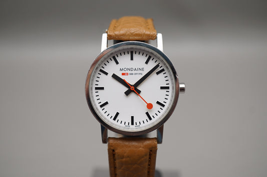 Mondaine 30323 CLASSIC White Dial Ladies Railways Watch Swiss Quartz