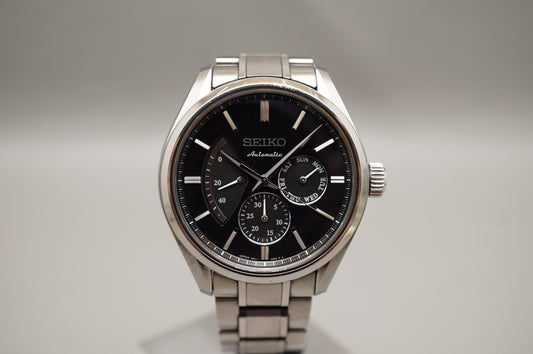 Seiko Presage SARW023 6R21 Black Dial Automatic Power Reserve JDM Watch