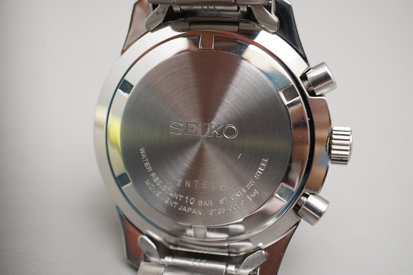 Seiko SSB053 6T63 Black Dial Tachymeter Chronograph Quartz Watch