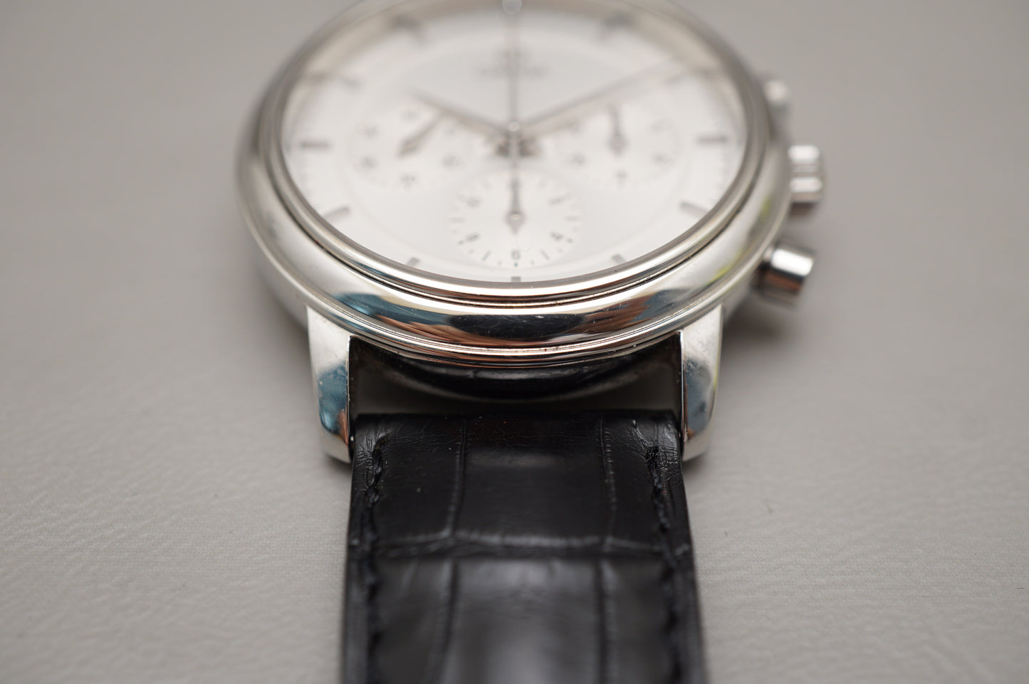 Omega Deville Prestige Cal.861 Silver Dial Handwound Chronograph Swiss Watch