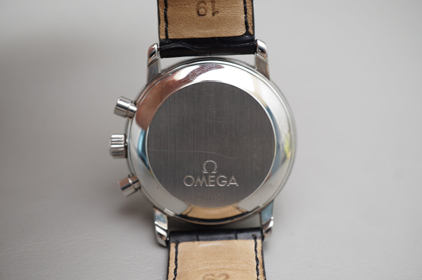 Omega Deville Prestige Cal.861 Silver Dial Handwound Chronograph Swiss Watch