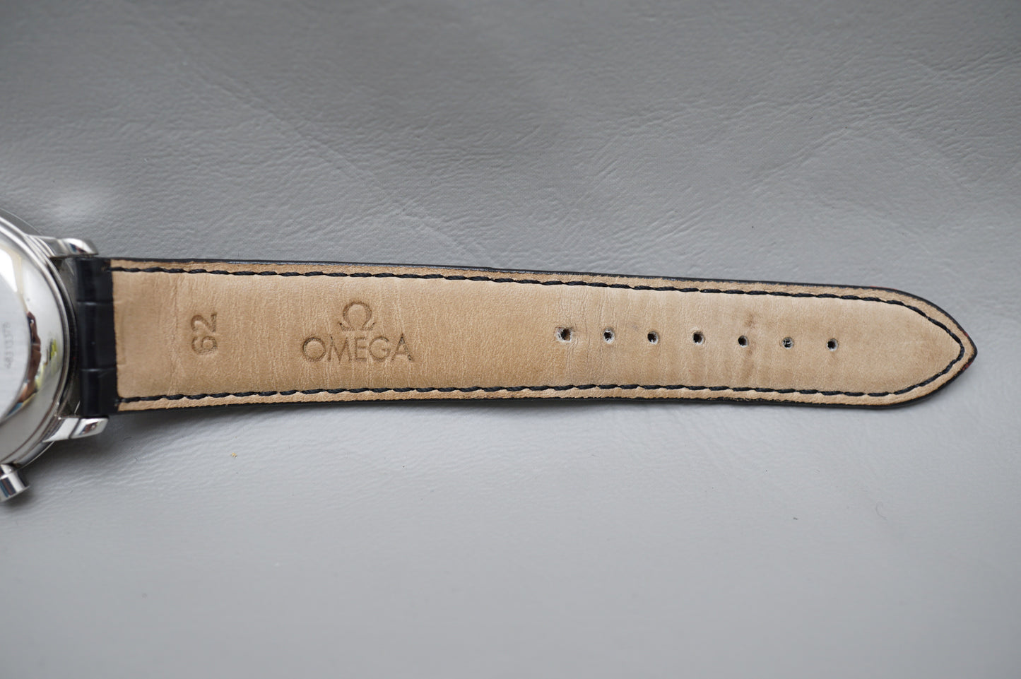 Omega Deville Prestige Cal.861 Silver Dial Handwound Chronograph Swiss Watch