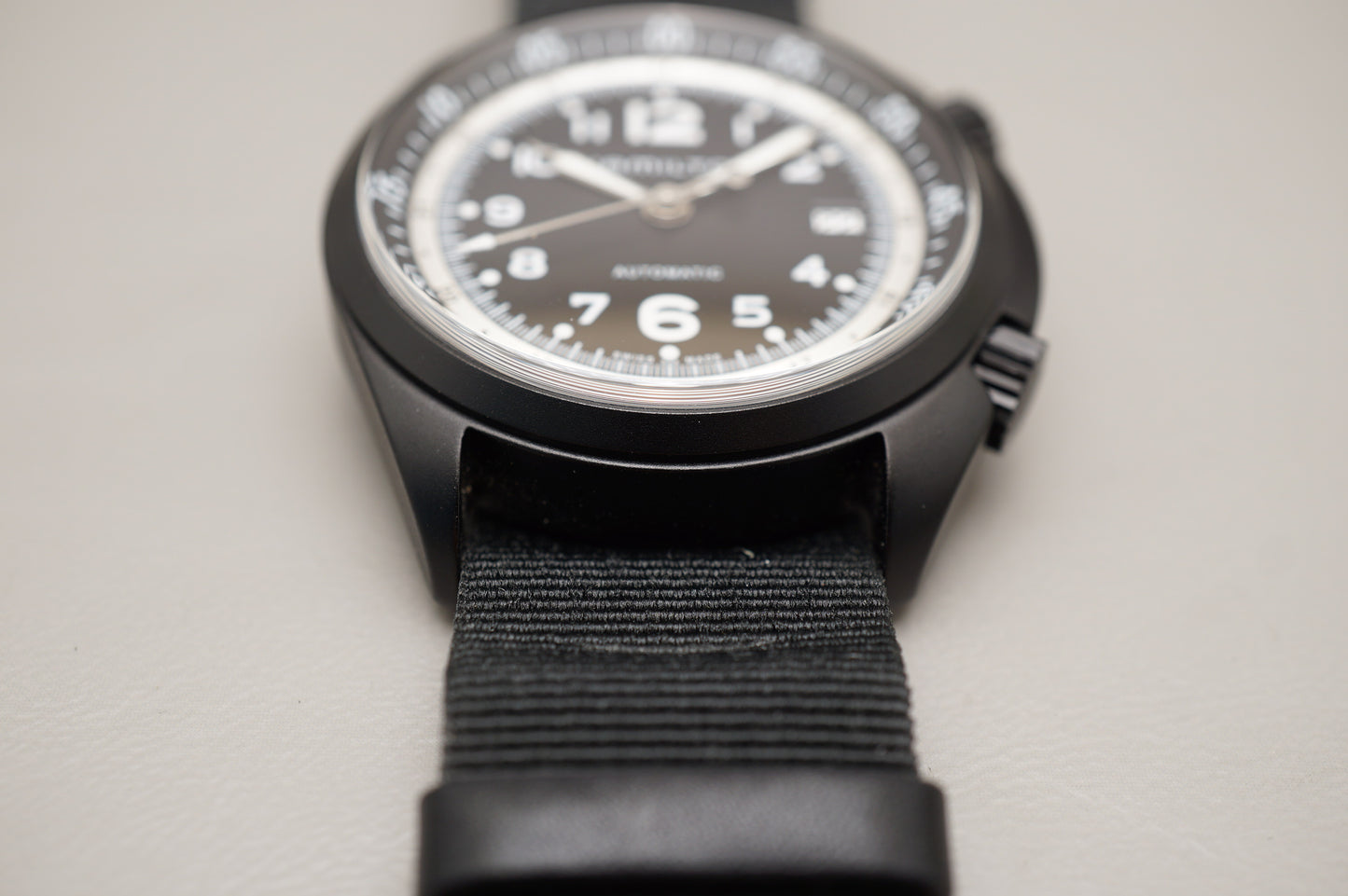 Hamilton Khaki Aviation H80485835 Pilot Pioneer Black Aluminum Automatic Watch