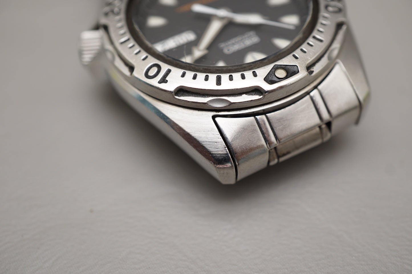 Vintage 1996 Seiko SKX001 7S26 Sharktooth Midsize Divers 200M Automatic Watch