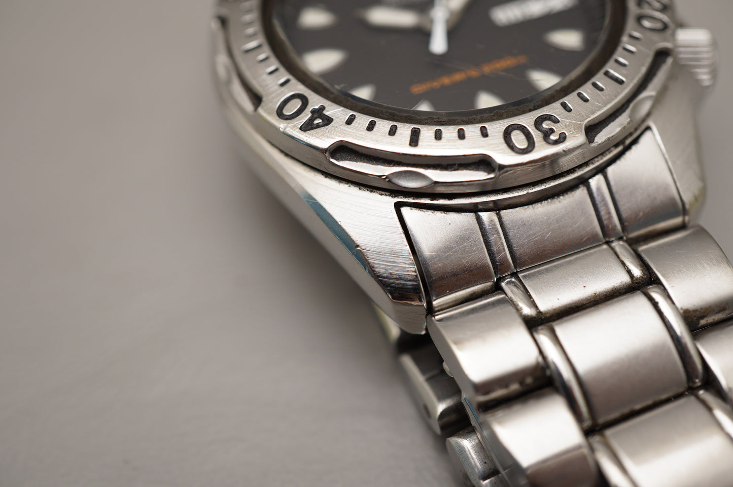 Vintage 1996 Seiko SKX001 7S26 Sharktooth Midsize Divers 200M Automatic Watch