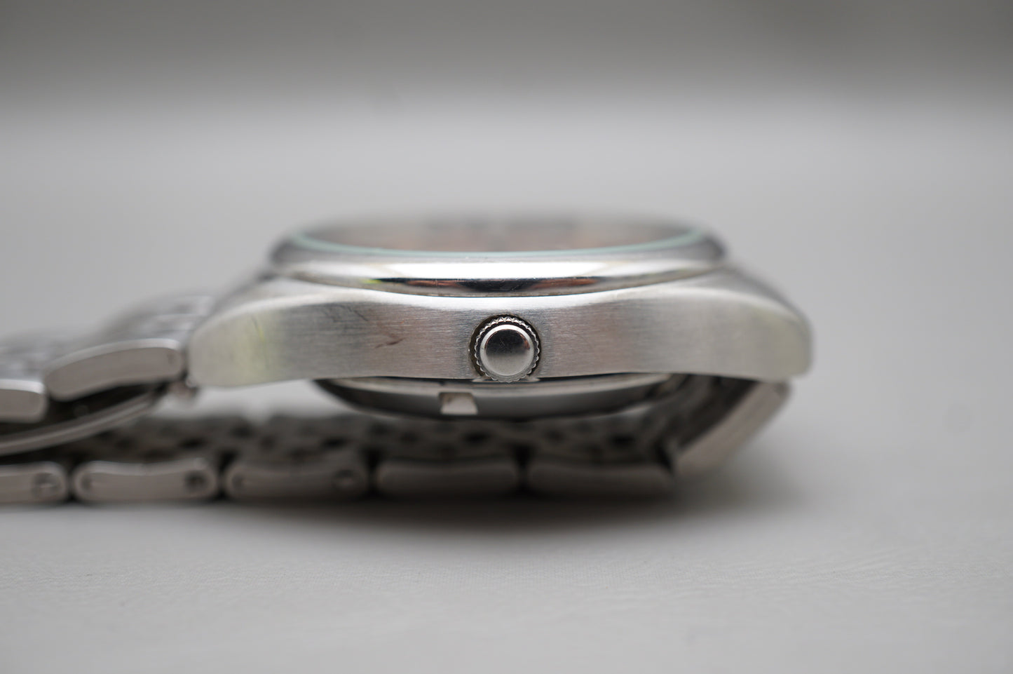 Rare Seiko 5 SNXA11 7S26 Salmon Dial Automatic Watch Original Condition