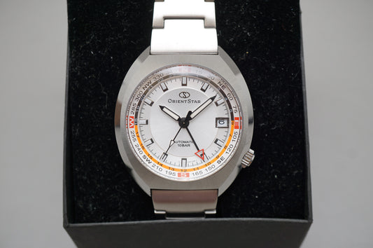 Orient Star WZ0081FE Retro Style 24 Hour Hand JDM Display Back Automatic Watch
