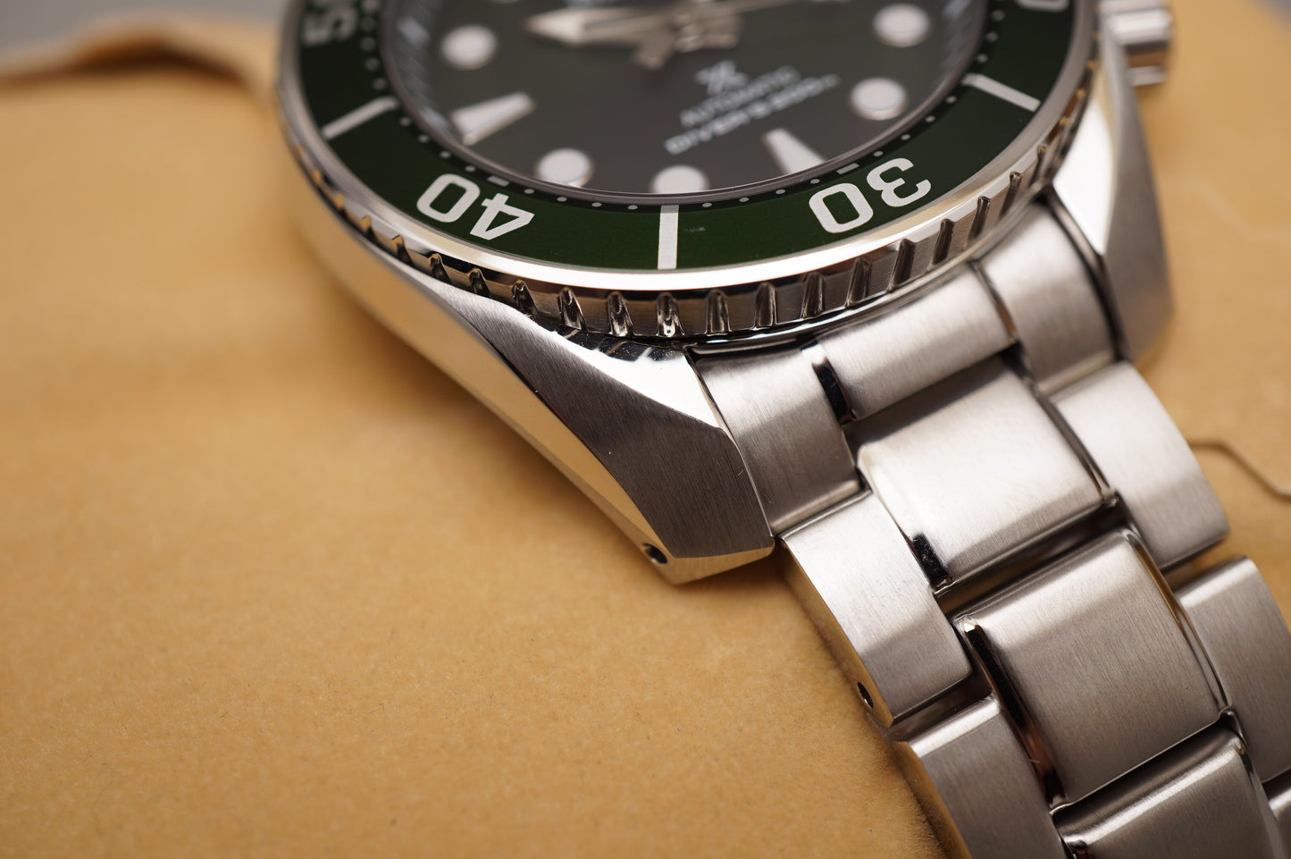 New Seiko Prospex SBDC081 6R15 Green Dial Sumo Divers 200M Automatic Watch