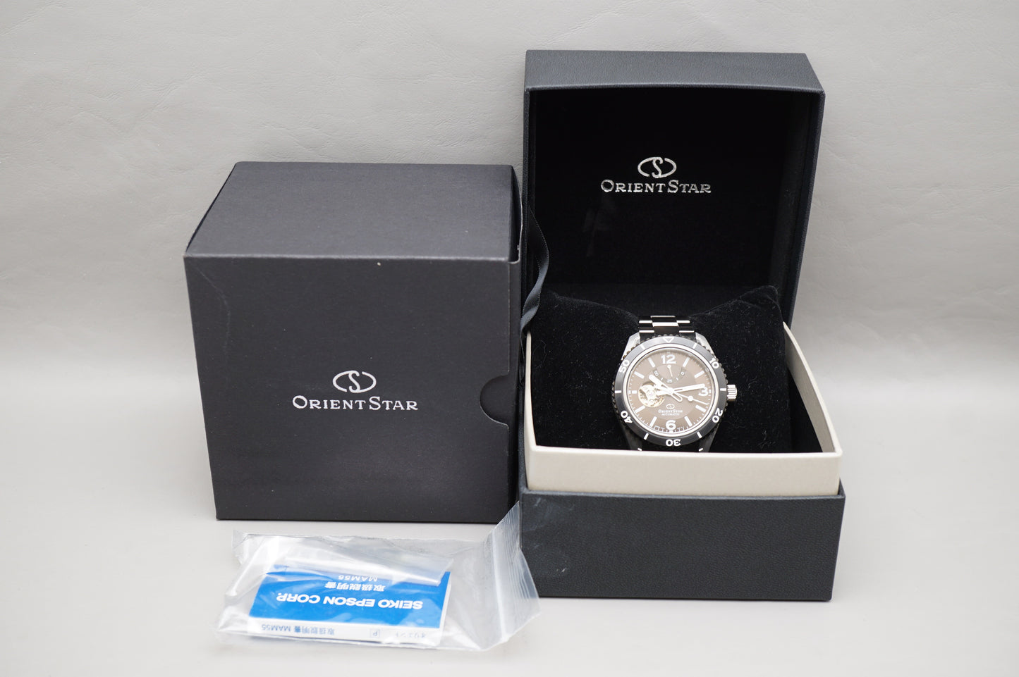 Orient Star RK-AT0101B Open Heart Power Reserve Divers Automatic Watch JDM