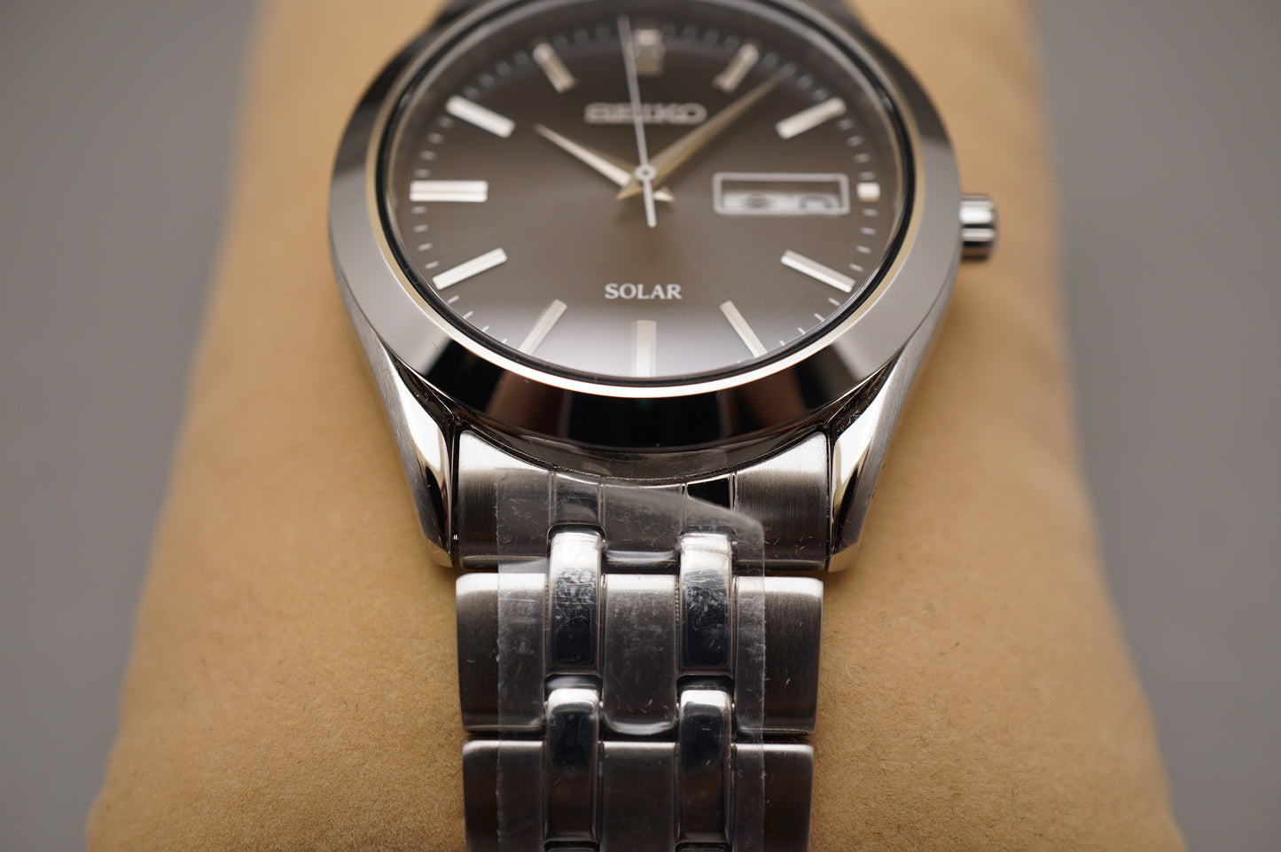 Unworn Seiko Selection SBPX083 V158 Black Dial JDM Solar Quartz Watch Engraved