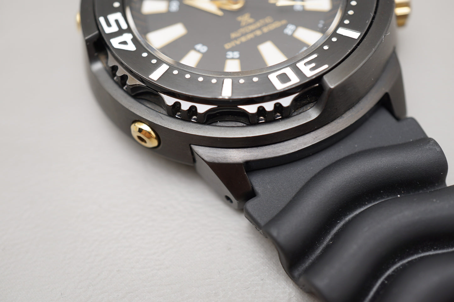 Seiko Prospex SRP641 4R36 Black Gold Baby Tuna Divers 200M Automatic Watch READ