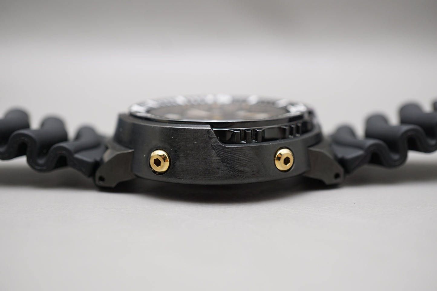 Seiko Prospex SRP641 4R36 Black Gold Baby Tuna Divers 200M Automatic Watch READ