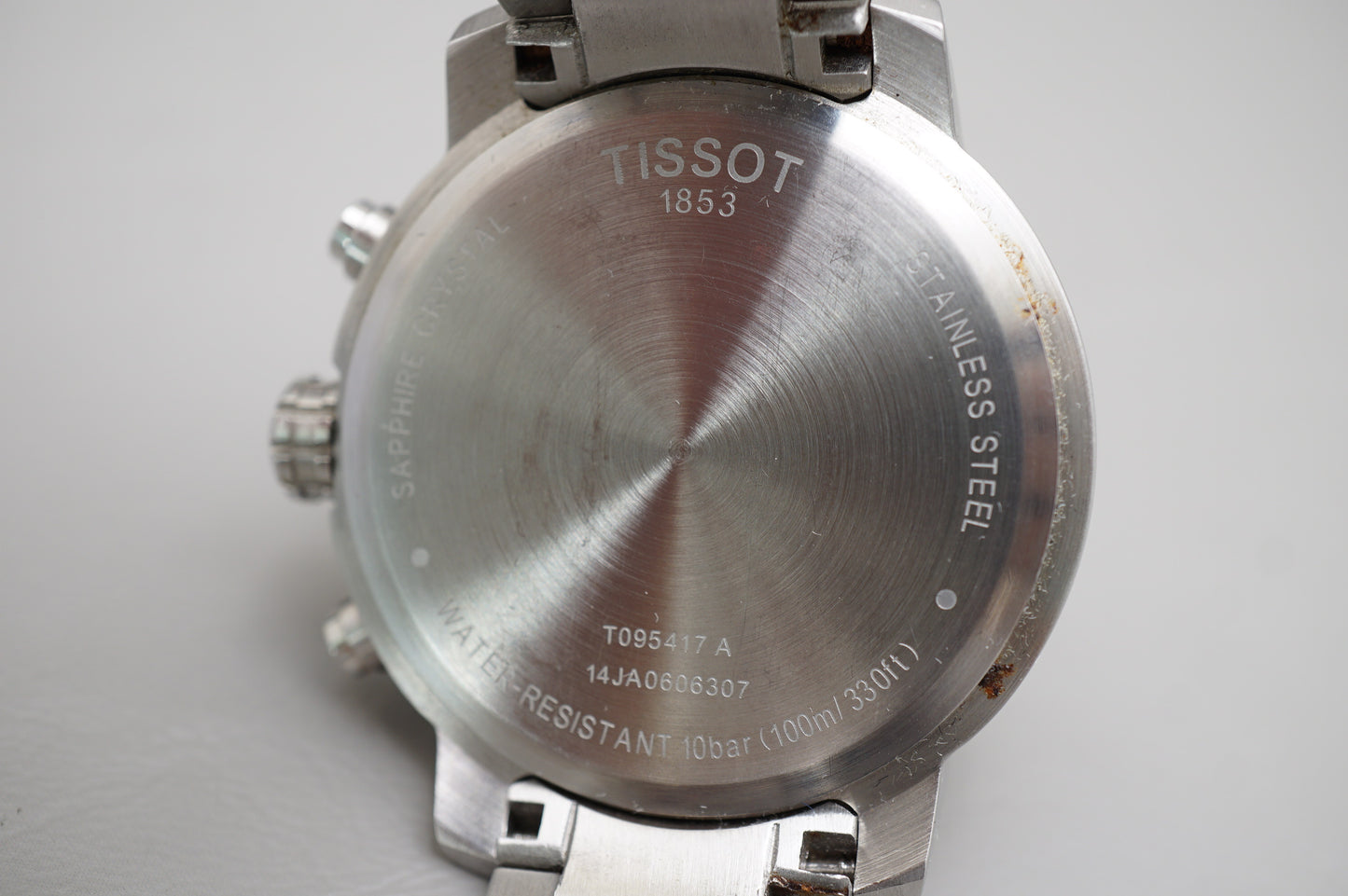 Tissot T0954171105700 Quickster Black Dial Chronograph Tachymeter Quartz Watch