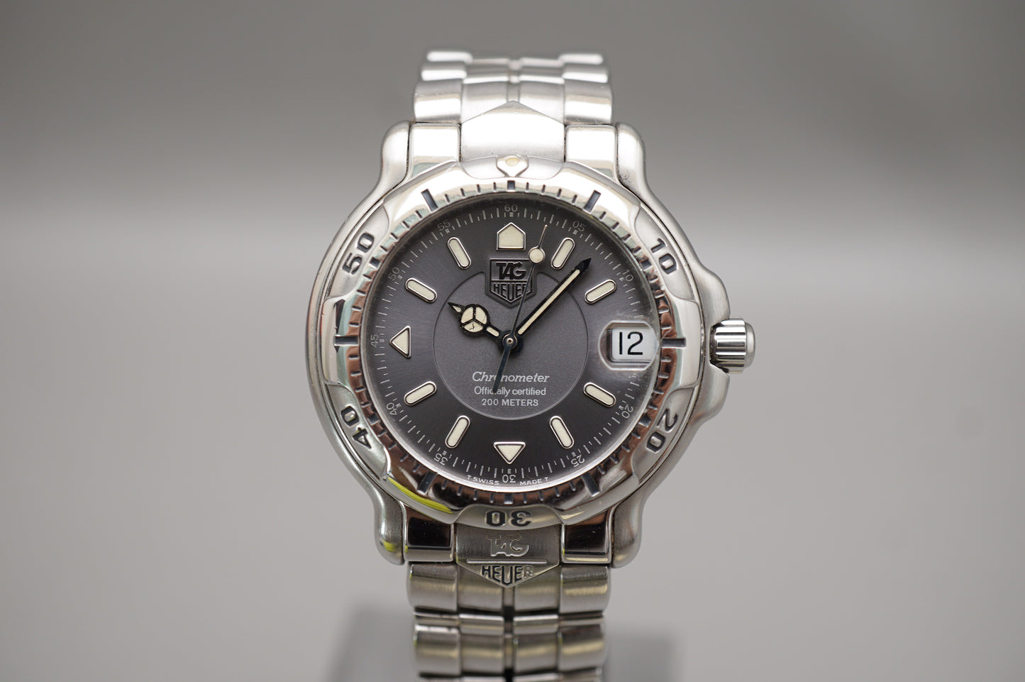 Vintage Tag Heuer 6000 Professional WH5212-K1 Automatic Chronometer Watch