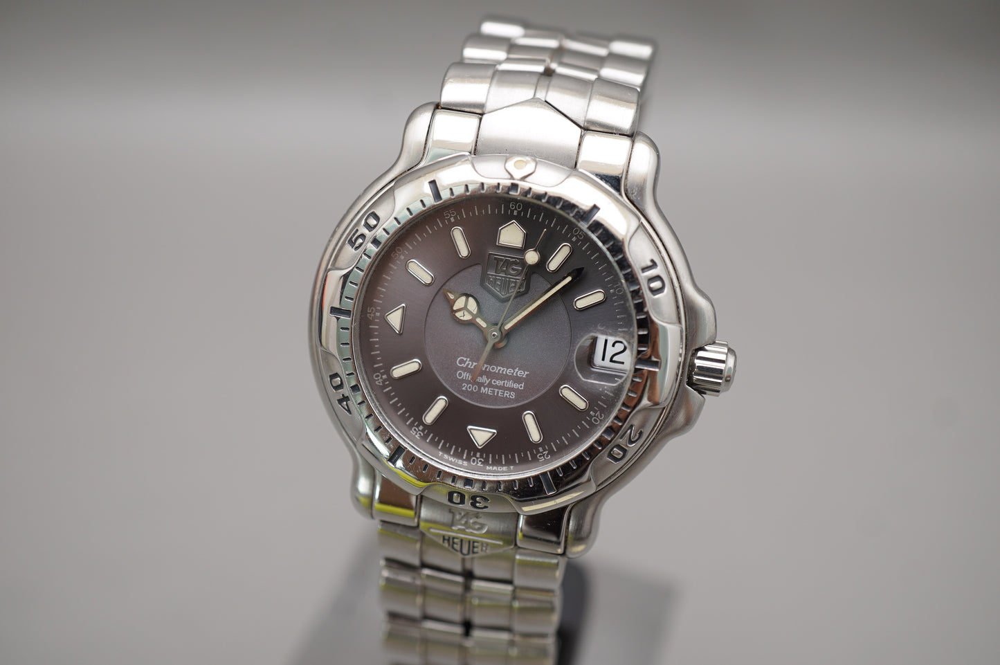 Vintage Tag Heuer 6000 Professional WH5212-K1 Automatic Chronometer Watch