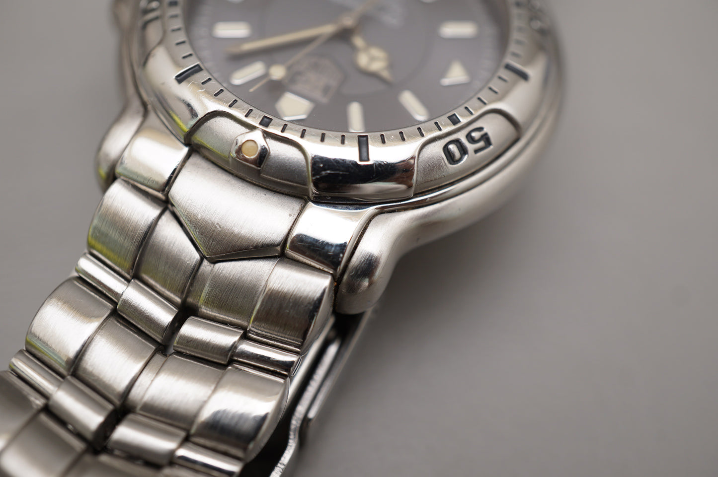Vintage Tag Heuer 6000 Professional WH5212-K1 Automatic Chronometer Watch