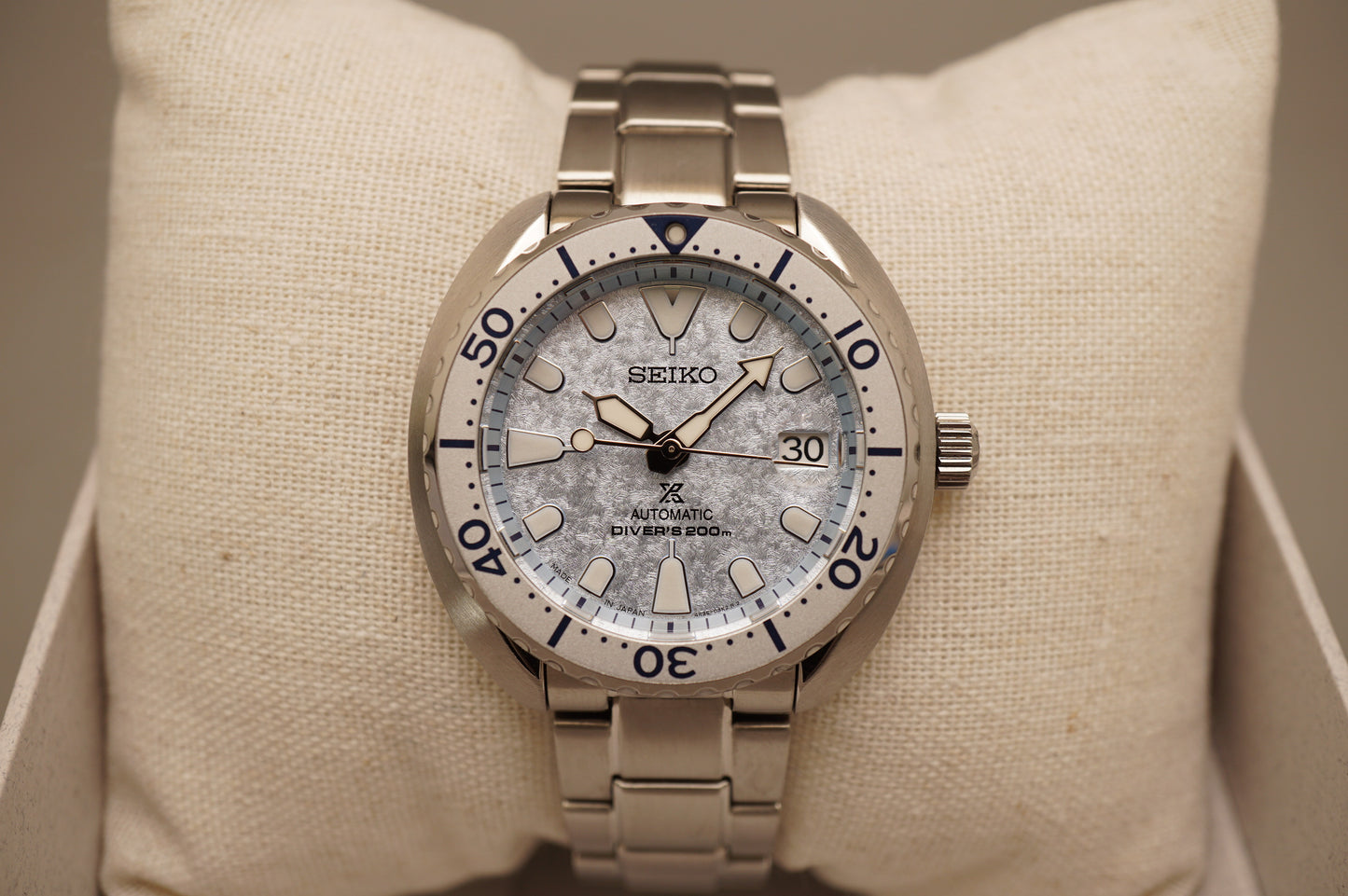 Seiko Prospex SBDY109 4R35 Frost Dial Mini Turtle Divers 200M Automatic Watch