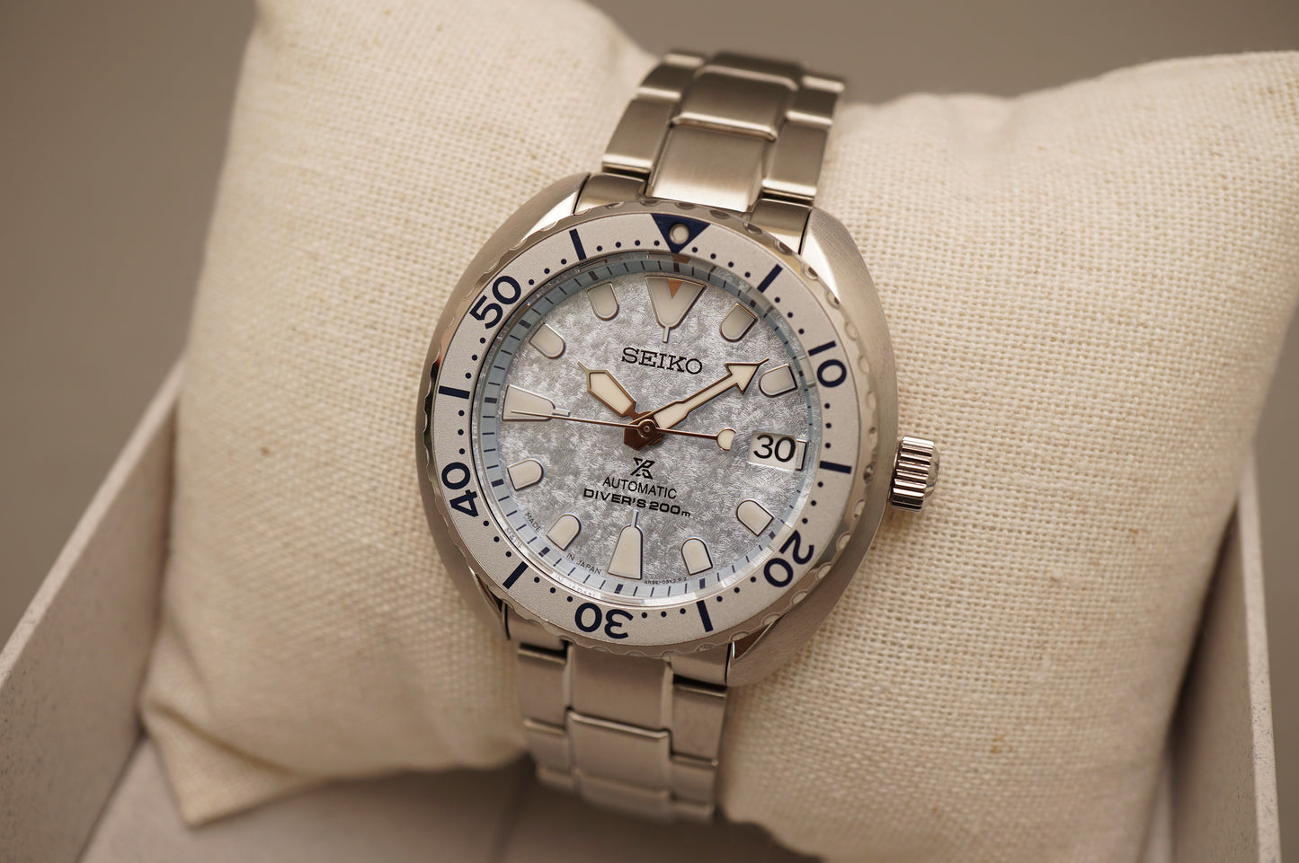 Seiko Prospex SBDY109 4R35 Frost Dial Mini Turtle Divers 200M Automatic Watch