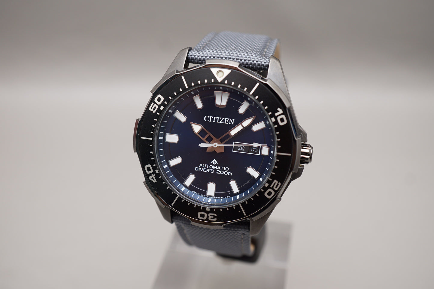 Citizen Promaster NY0075-12L Marine Blue Dial Titanium Automatic Watch READ