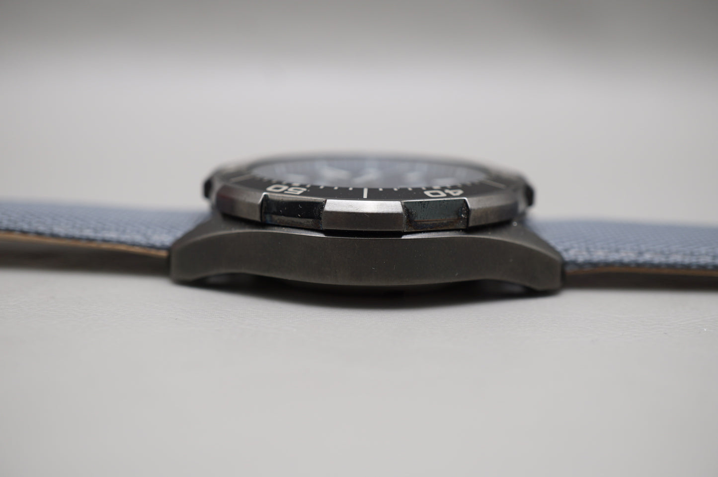 Citizen Promaster NY0075-12L Marine Blue Dial Titanium Automatic Watch READ