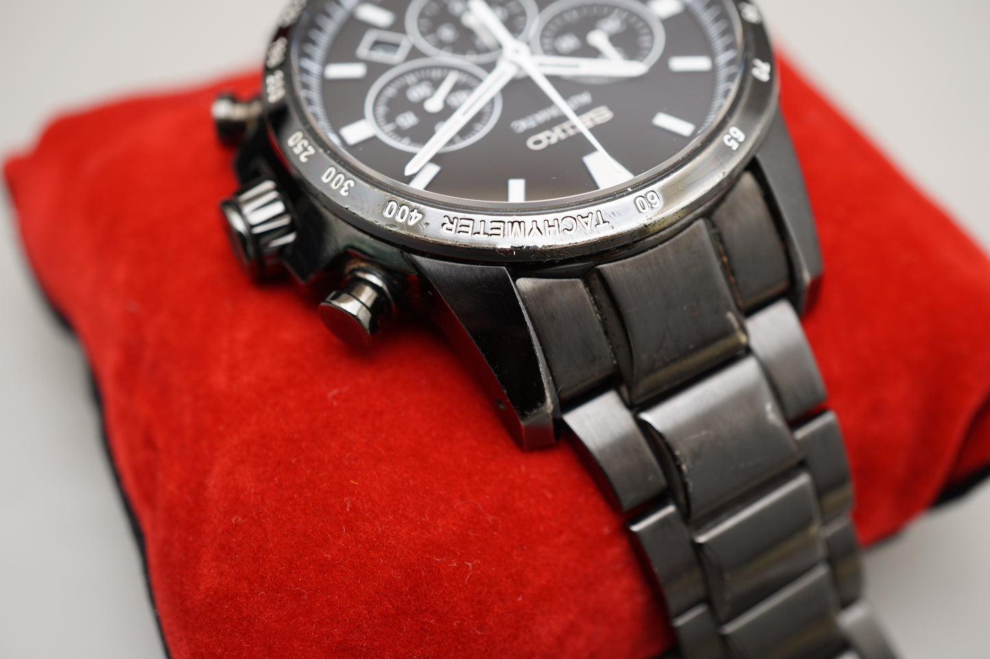 Seiko Brightz Phoenix SAGK009 8R28 Black JDM Automatic Chronograph Watch