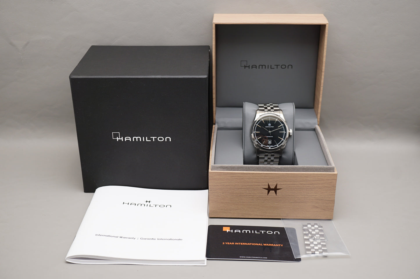 Hamilton American Classic H42415031 Spirit Of Liberty Automatic Watch Black Dial