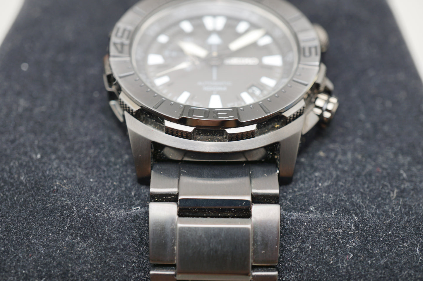 Seiko Superior SSA051 4R37 Black Compass Automatic Watch