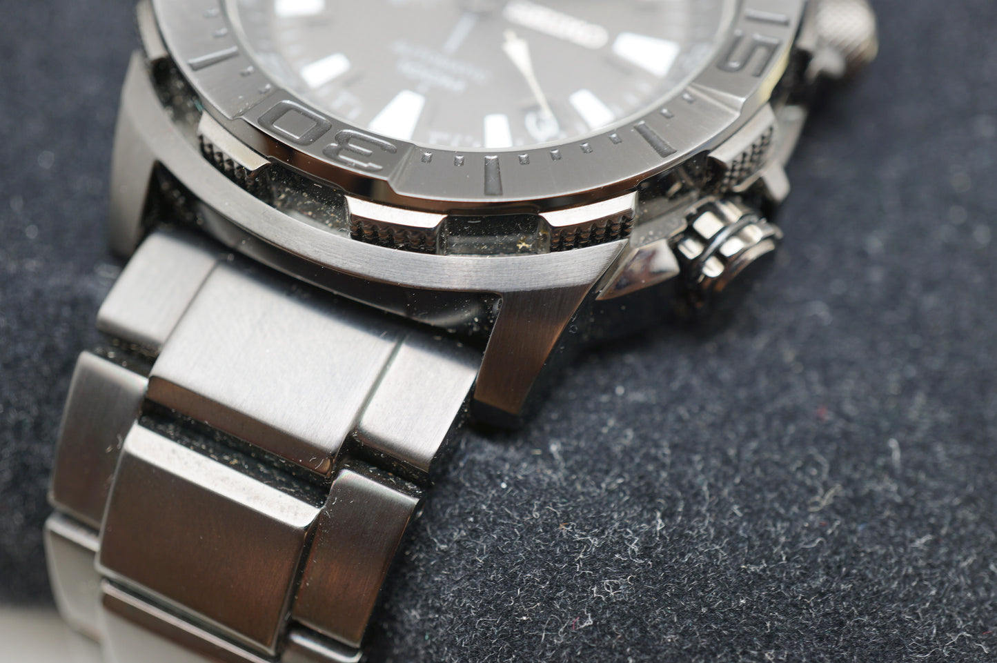 Seiko Superior SSA051 4R37 Black Compass Automatic Watch