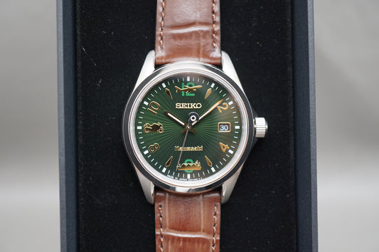 New Seiko SZSB024 4R35 Kawasaki JDM Limited Edition Green Dial Automatic Watch