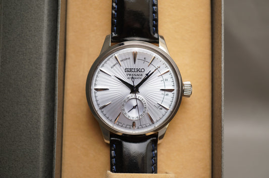 Seiko Presage SARY131 4R57 Cocktail Time Sunburst Blue Dial Automatic Watch