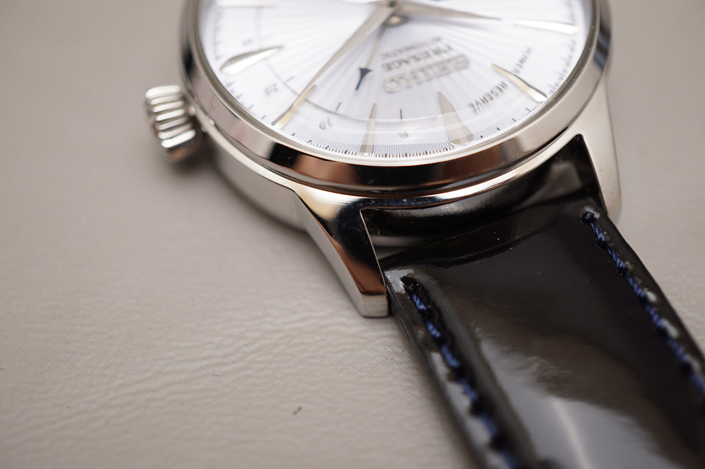 Seiko Presage SARY131 4R57 Cocktail Time Sunburst Blue Dial Automatic Watch
