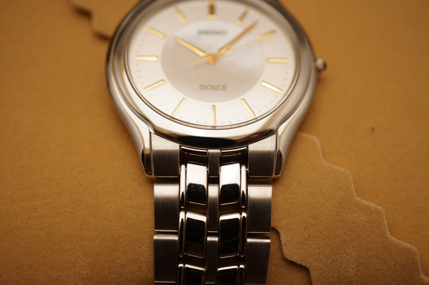 New Unworn Seiko Dolce SACL009 8J41 White Pearled Dial Quartz JDM Watch