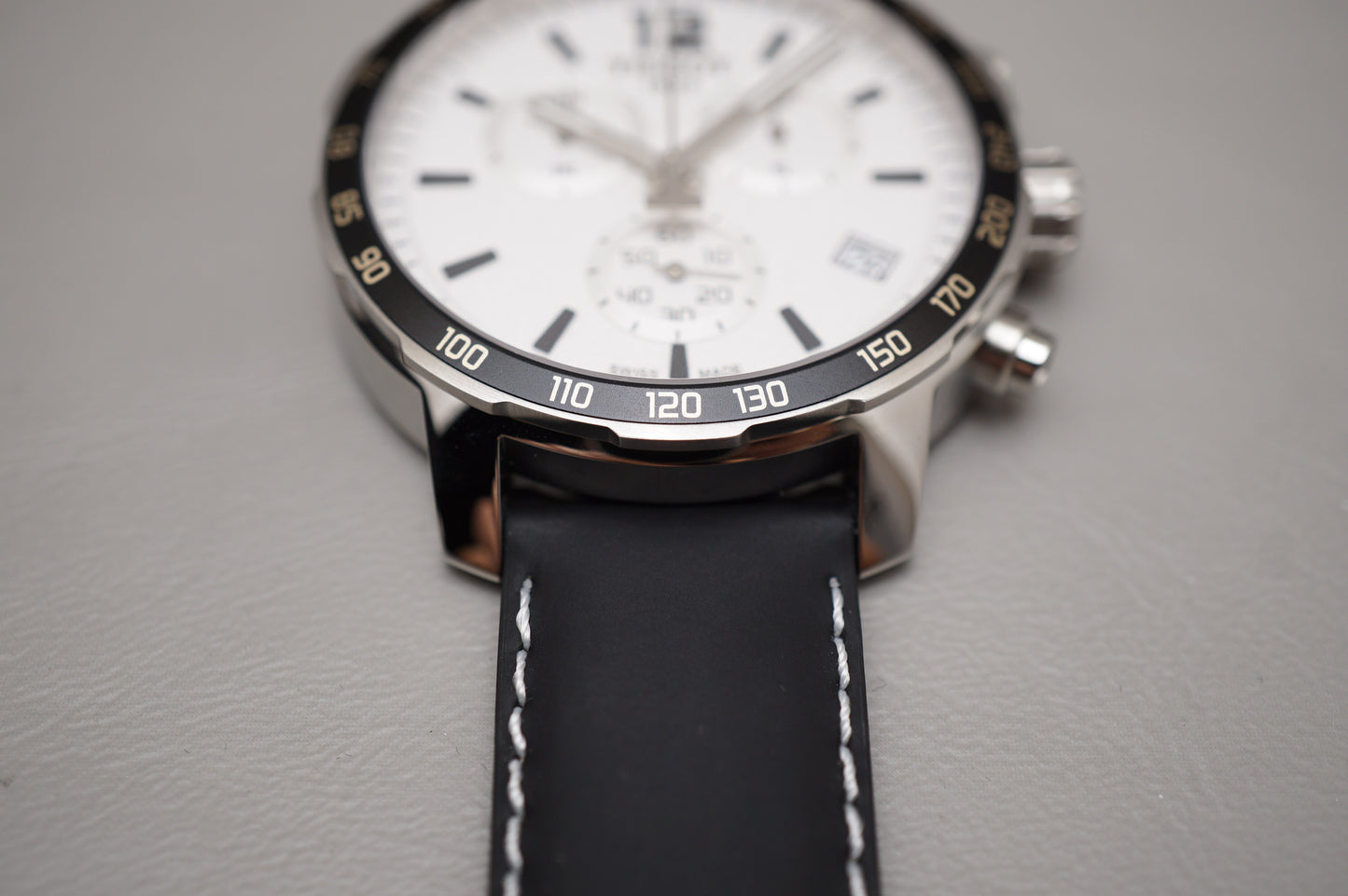 Tissot T095.417.16.037.00 Quickster White Dial Chronograph Swiss Quartz Watch