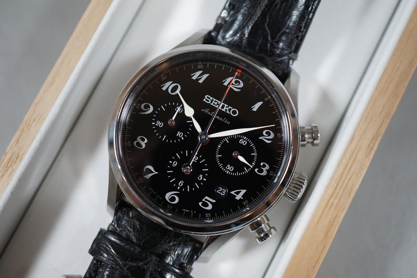 Seiko SARK003 Urushi Lacquer Automatic Chronograph Watch