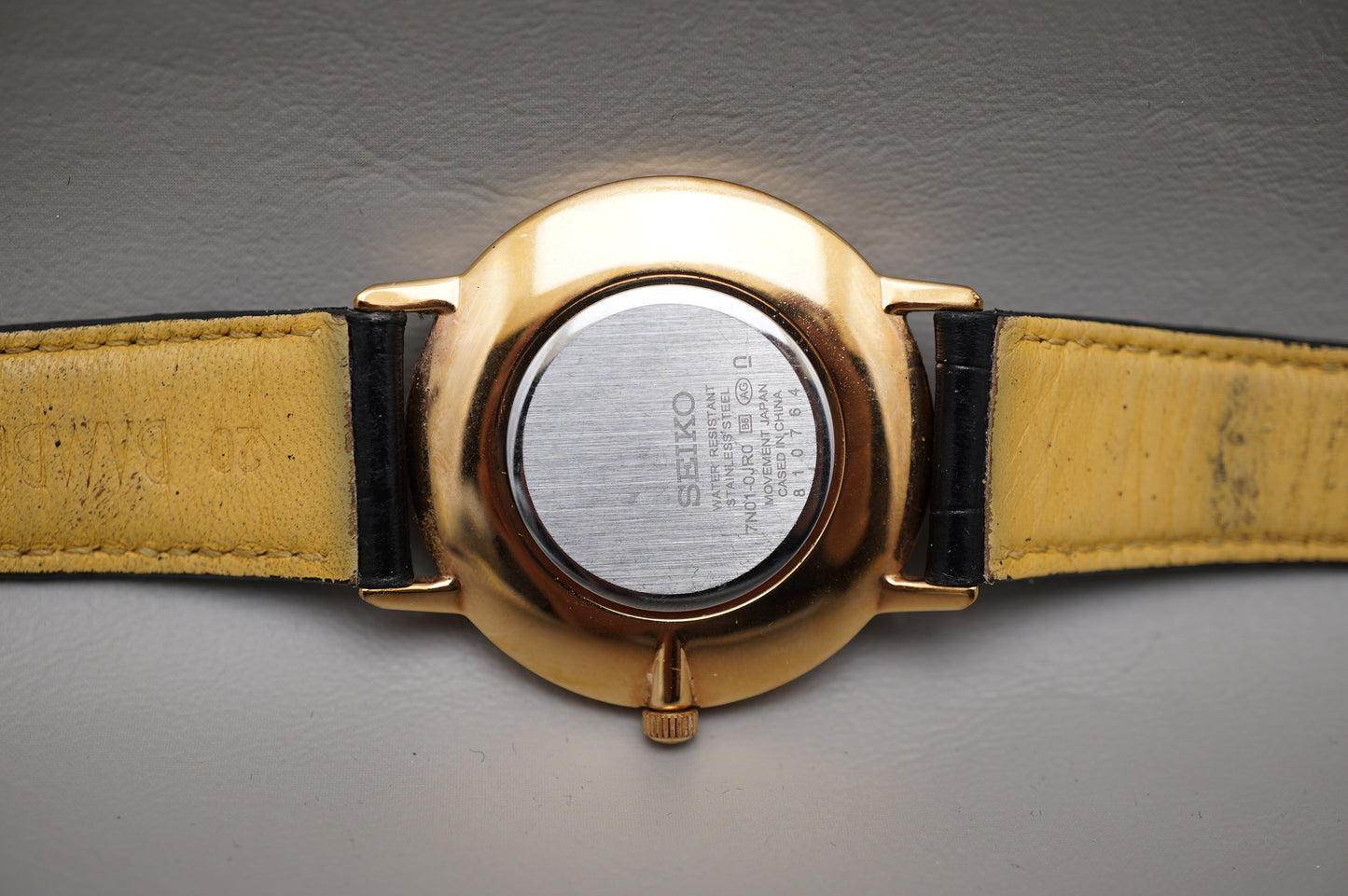 Seiko Selection SCXP076 7N01 Gold Feather Reissue JDM Quartz Watch