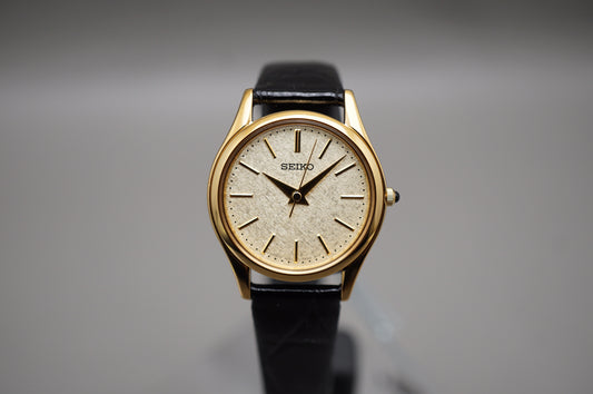 Unworn Seiko Exceline SWDL160 4J41 Gold Tone JDM Ladies Quartz Watch