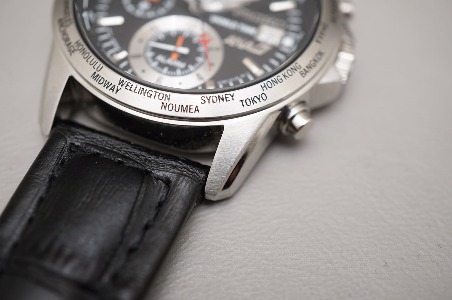Seiko 5T82-0AH0 World Time ANA Pilots Quartz Limited Edition JDM Watch