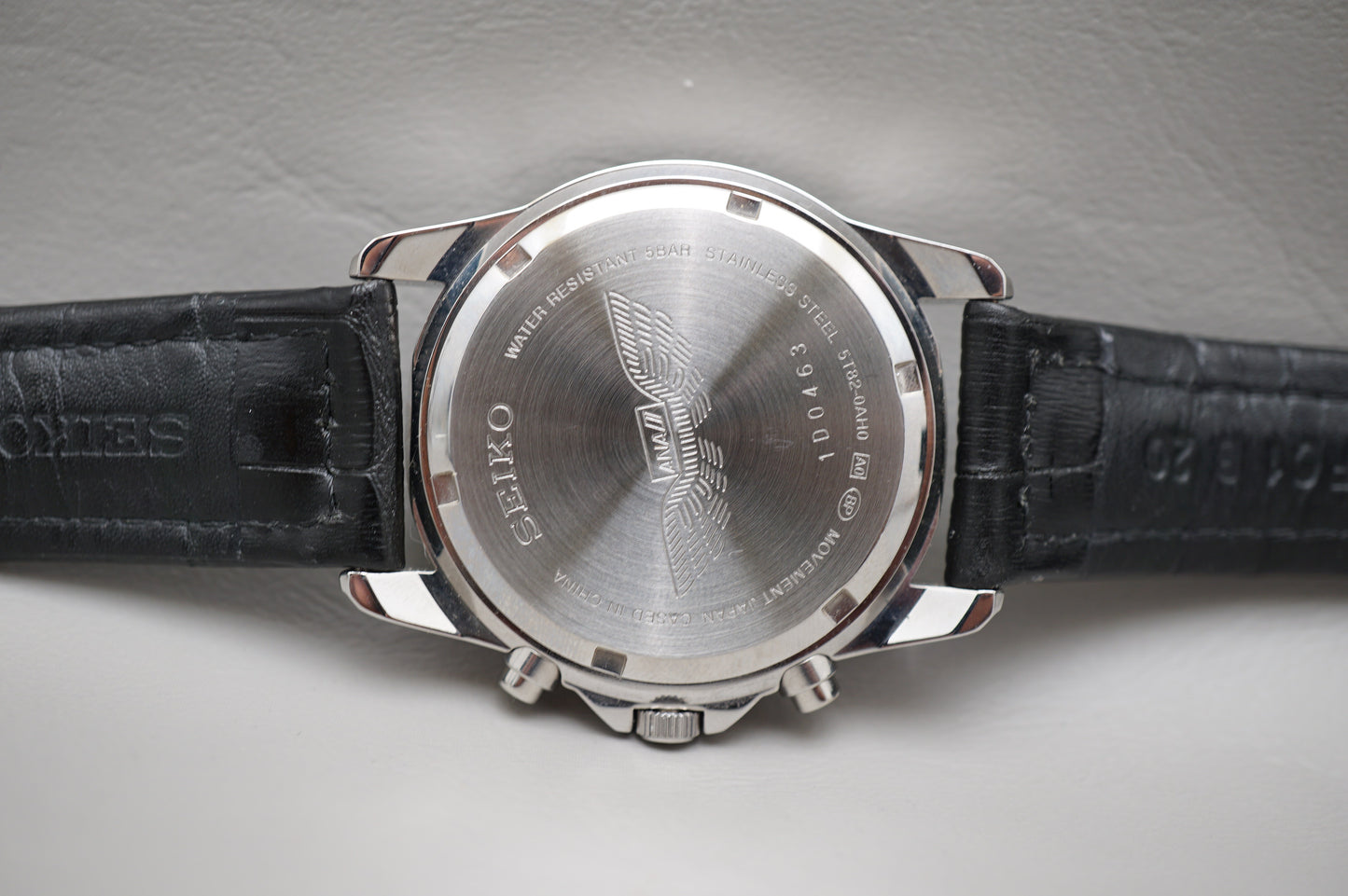 Seiko 5T82-0AH0 World Time ANA Pilots Quartz Limited Edition JDM Watch
