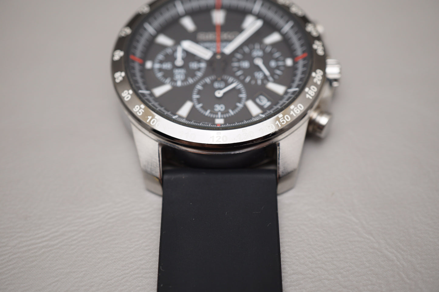 Seiko Neo Sports SSB031 6T63 Black Dial Quartz Chronograph Watch READ FOR PARTS
