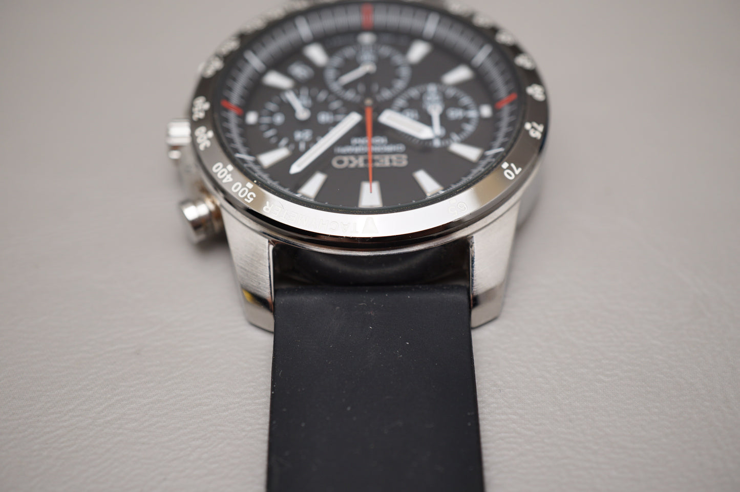 Seiko Neo Sports SSB031 6T63 Black Dial Quartz Chronograph Watch READ FOR PARTS