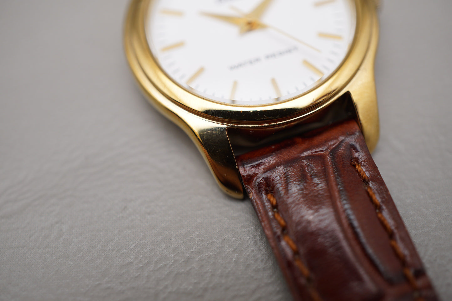 Seiko Selection SSXP002 7N01 Gold Tone White Dial Quartz Ladies Watch