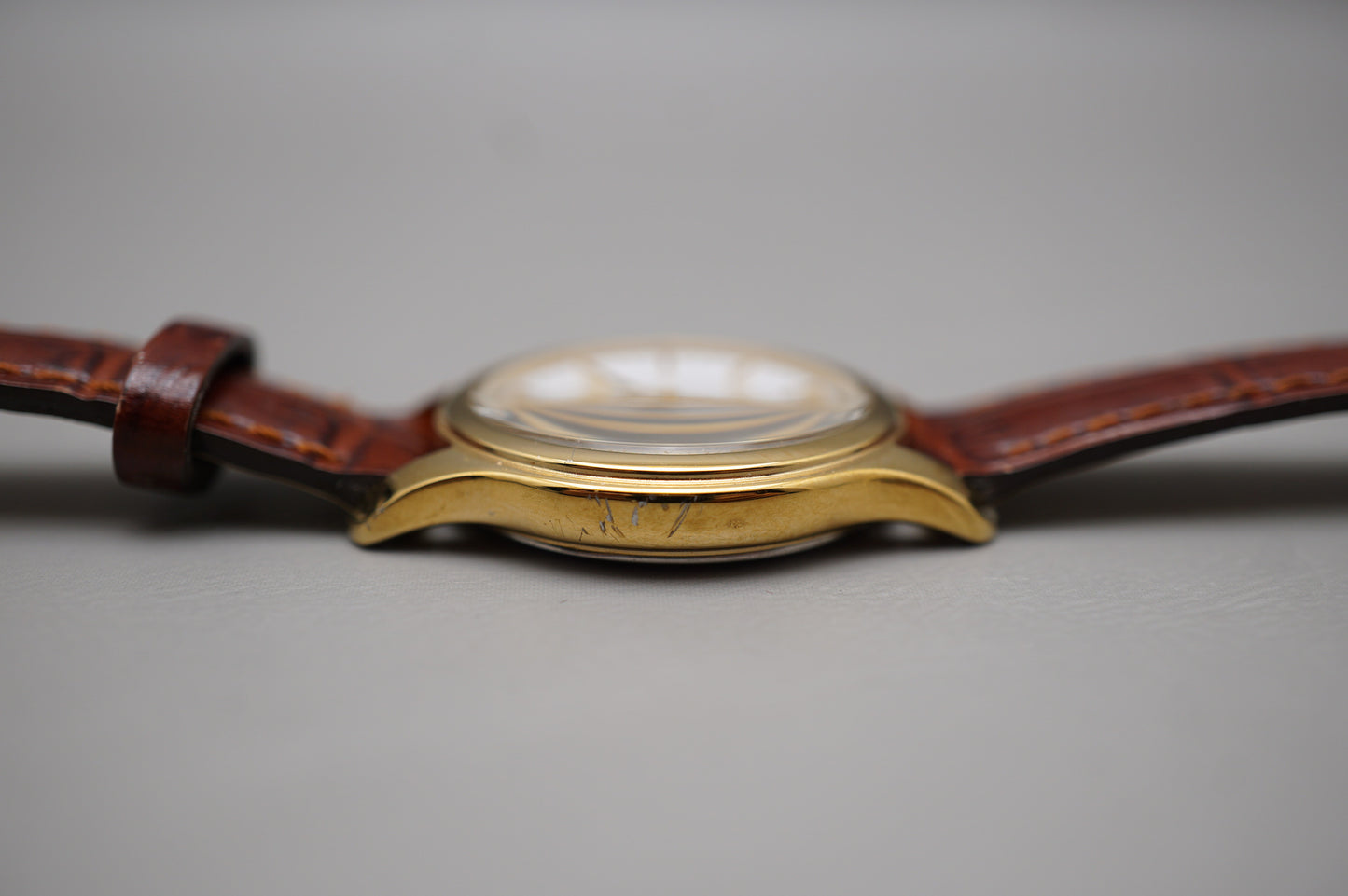Seiko Selection SSXP002 7N01 Gold Tone White Dial Quartz Ladies Watch